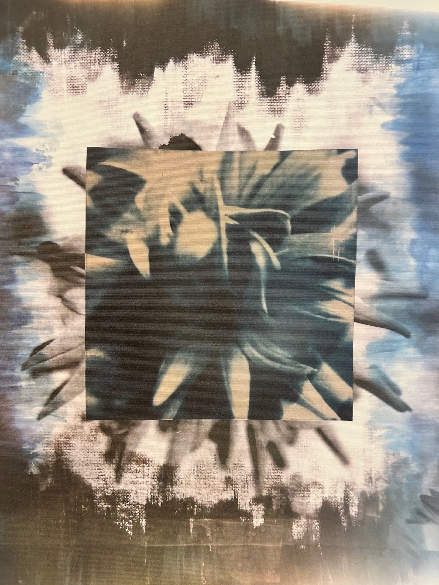 Print Bleu Flower